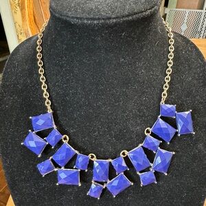 SAQ by Avon Blue Tile Necklace